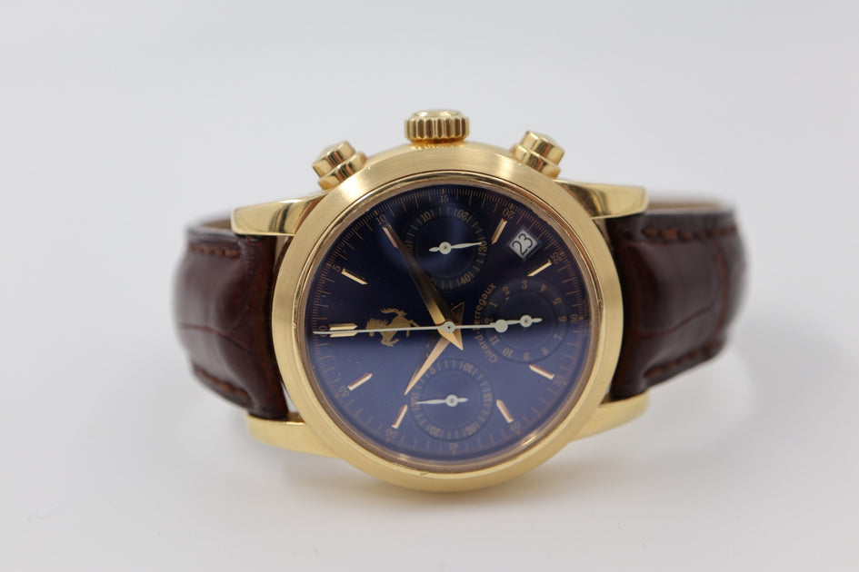 Pre Owned Girard Perregaux Chronograph Ferrari 18K Yellow Gold