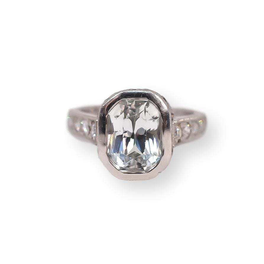 Jack kelege Silhouette Diamond Engagement Ring