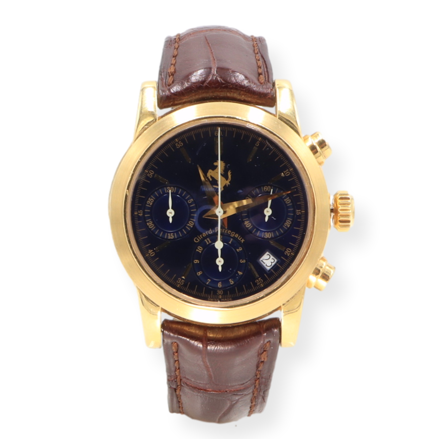 Pre Owned Girard Perregaux Chronograph Ferrari 18K Yellow Gold