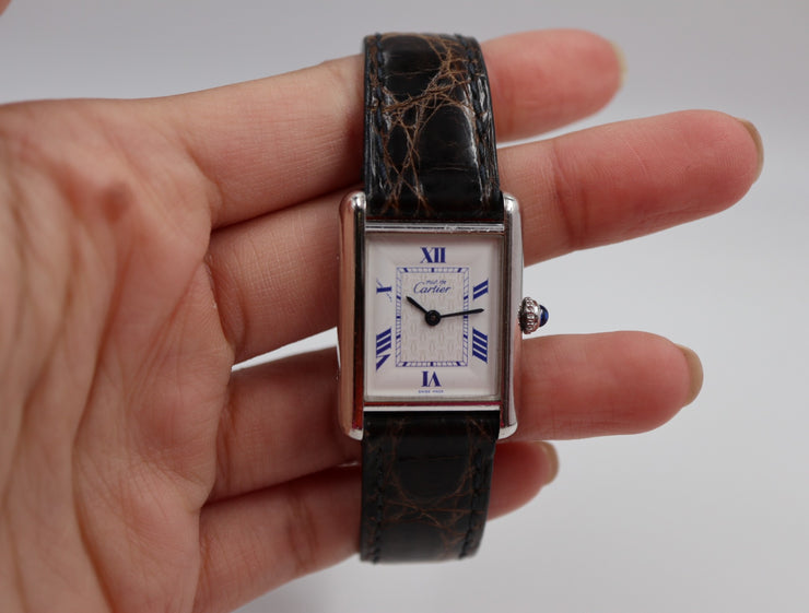 Cartier Tank Solo Sterling Silver Wrist Watch for Women